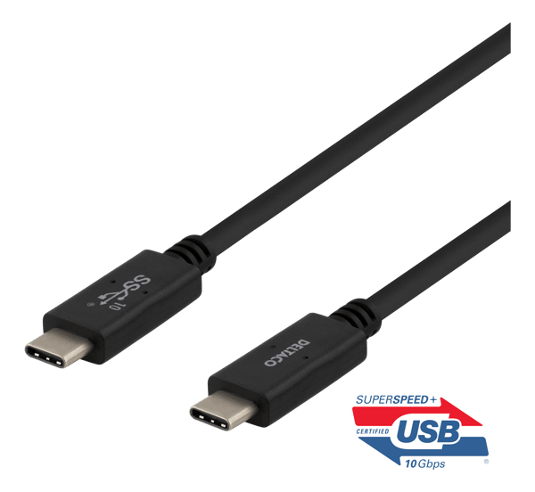 USBC to USBC cable 1m 10Gbps 100W 5A USB 3.2 Gen 2 Emarket