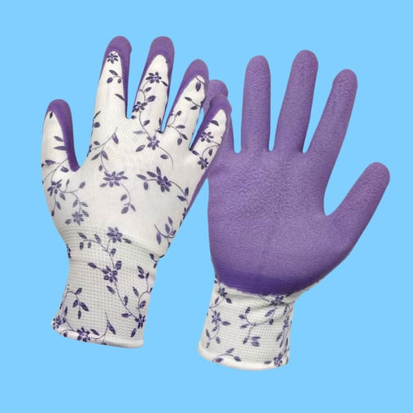 2 par havehandsker til plantning og beskyttelse Purple Purple