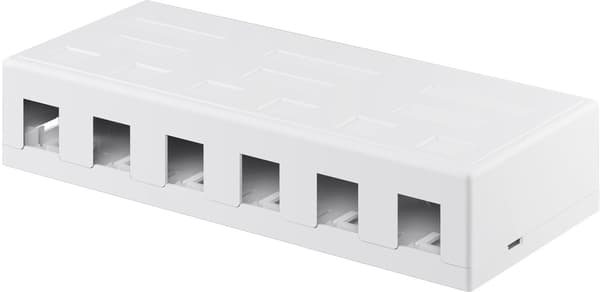 Keystone tyhjä kotelo 6 porttia