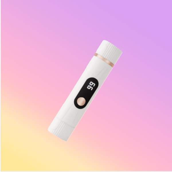 Elektrisk hårfjerner med digitalt display - 3D flydende dobbeltringshaver White White