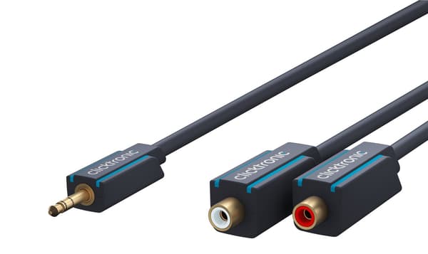 3,5 mm AUX till RCA-adapterkabel, stereo