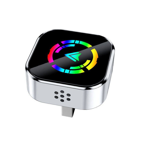 Smart Bil Interconnection Box Silver - Trådlös CarPlay & Android Auto 2-i-1 Adapter