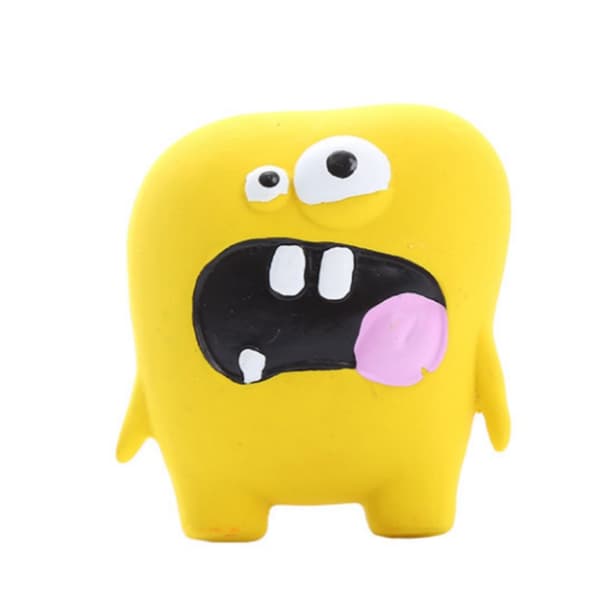 Söt Monster Hund Leksak - Gul
