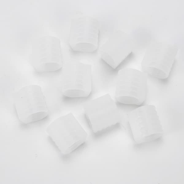 10-pak bueformede møbelbenspuder White S White S