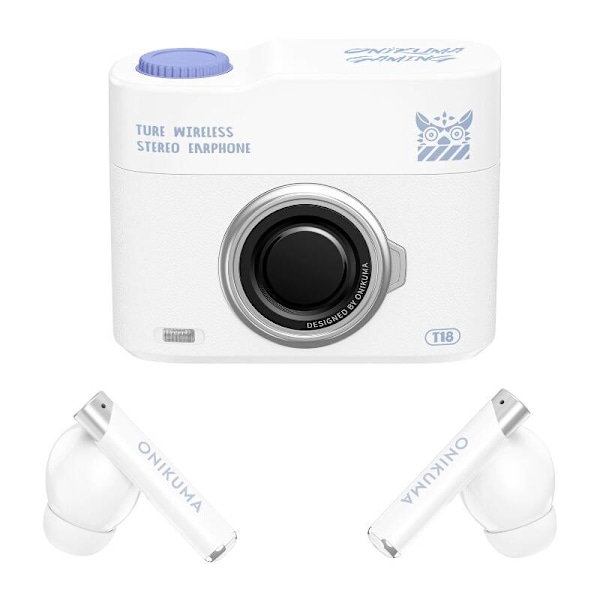 ONIKUMA T18 Bluetooth In-Ear -kuulokkeet Valkoinen
