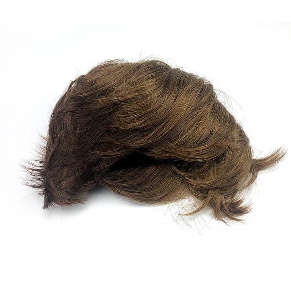 Chic kort peruk för kvinnor - superlätt och andas Mixed Brown Model 4 Mixed Brown