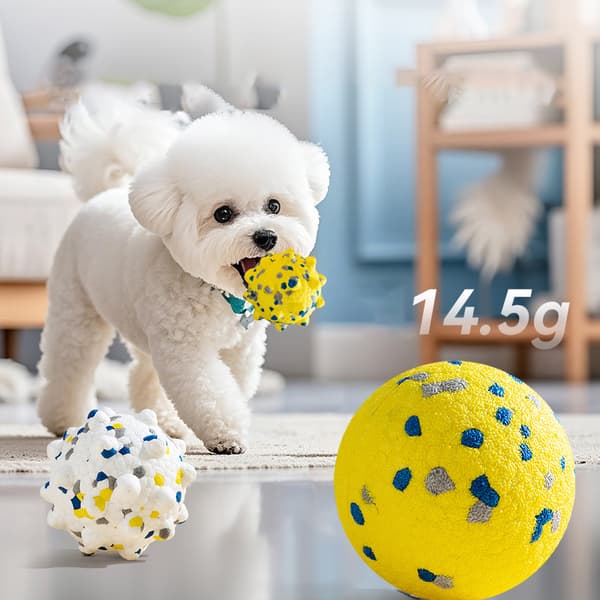 Piggede Hundelegetøjsbold Yellow M Yellow M