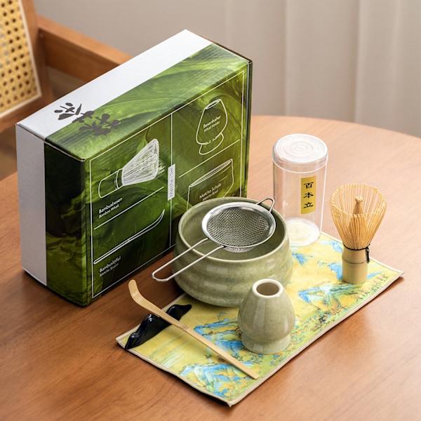 Løft Dit Te-ritual med Vores 7-Dele Matcha Ceremoni Kit
