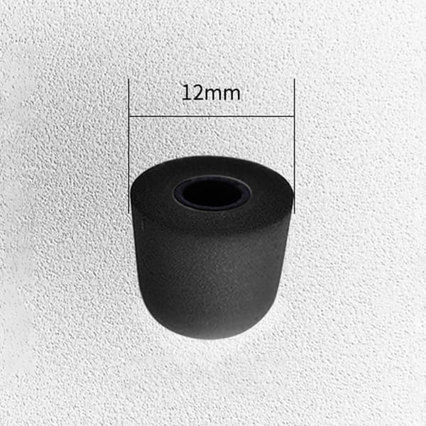 Ersättande Memory Foam Öronproppar för 4,7-5,5 mm Hörlurar Black Black