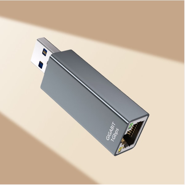 DK03 USB till Gigabit Ethernet-adapter - Rymdgrå