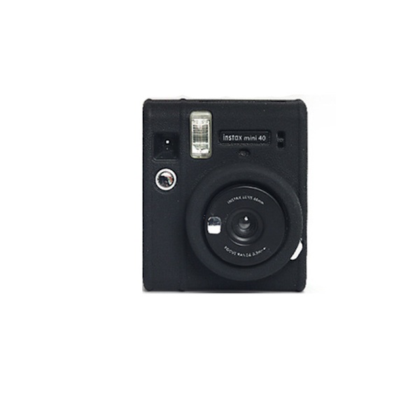 Instax Mini 40 silikoneetui Sort