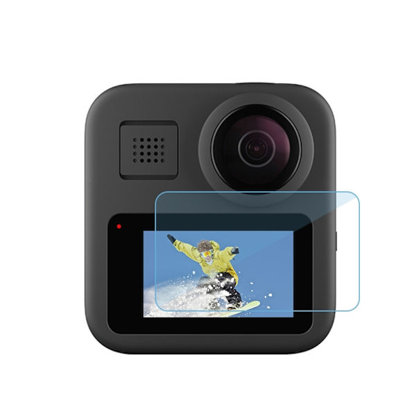2-pack karkaistu lasi näytönsuoja GoPro Maxille