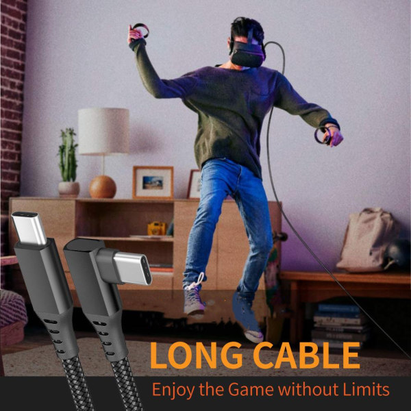 Länkkabel USB-C för Oculus Quest 2 3 m