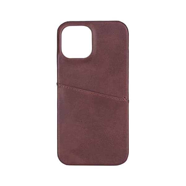 Mobilcover med Kortrum iPhone 12 Pro Max Brun