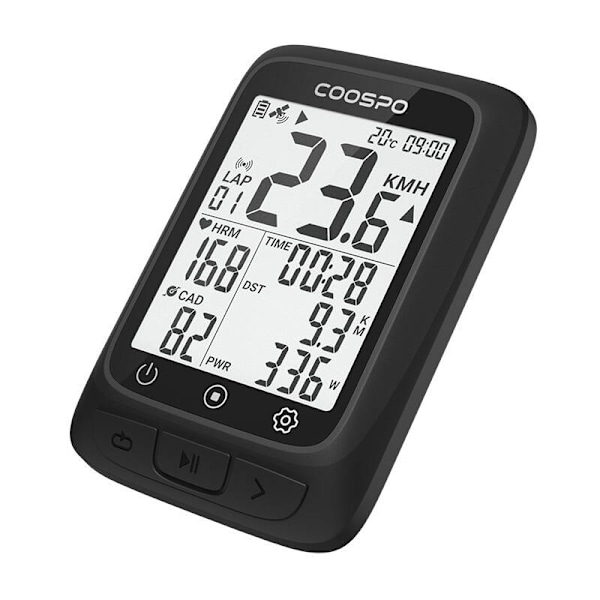 Pyörätietokone Coospo BC107, joka on yhteensopiva z:n kanssa: Strava, Trainingpeaks jne.