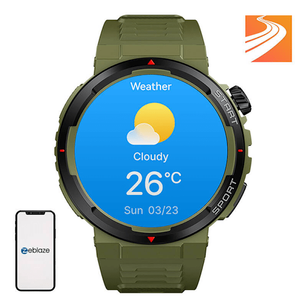 Zeblaze Ares 3 Plus Smartwatch (grøn)
