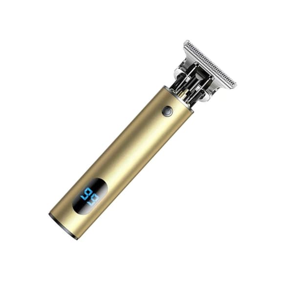 Professionel Elektrisk Hårklipper med Keramisk Blad & LCD-Display Gold Gold