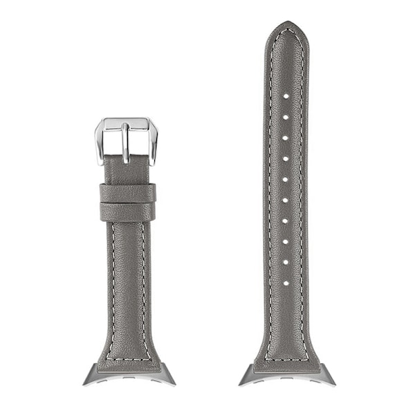 Armband i äkta läder för Google Pixel Watch 3 45mm Grå