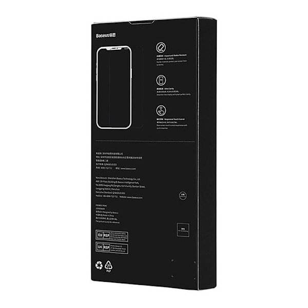 Baseus Crystal Privacy Protection Härdat glas 0,3 mm för iPhone X/XS