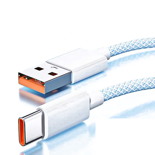 2-pack USB-A till USB-C-kabel Grå M