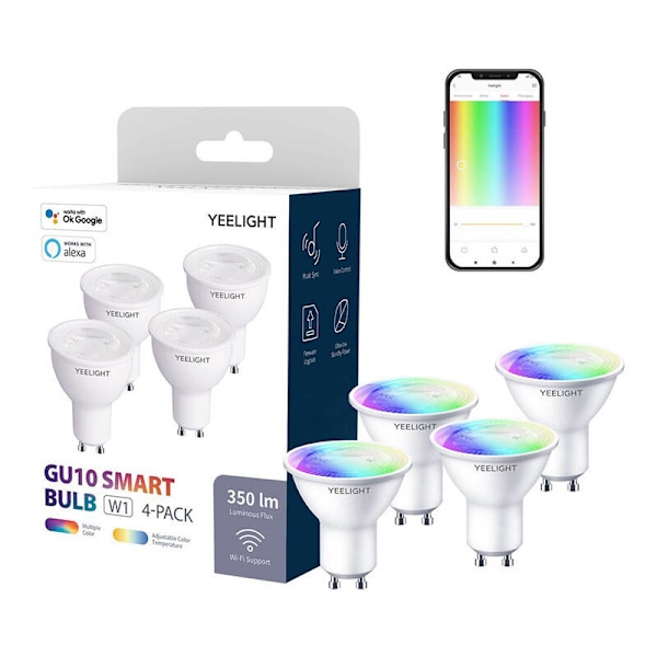 Smart żarówka LED Yeelight GU10 Smart Bulb W1 (färg) - 1st
