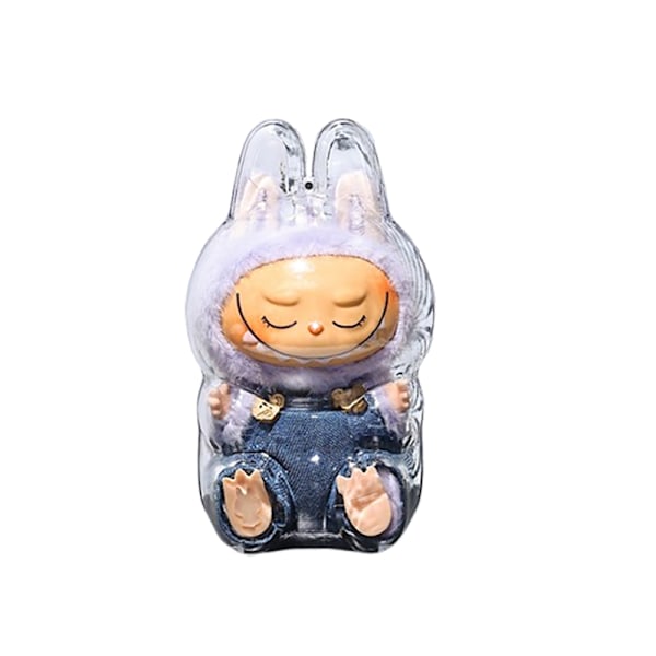 Klart beskyttelsesetui til LABUBU 2. generations siddende figur