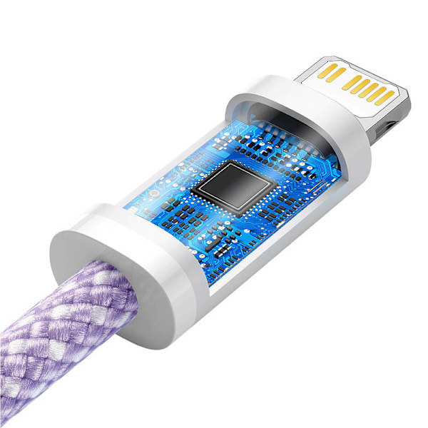 USB-C-kabel för Lightning Baseus Dynamic Series, 20W, 2m (lila)
