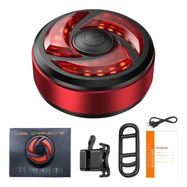 Bakre cykelljus Superfire BTL02, USB, 330mAh