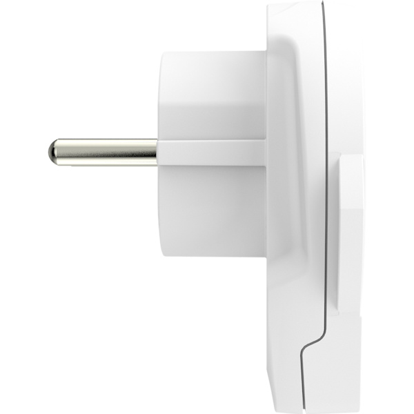 Reseadapter Världen till Europa USB-A 12W Jordad
