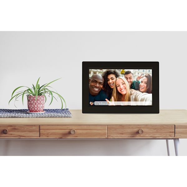 Smart fotoram 10,1" Wifi FRAMEO programvara PFF-1015B Svart