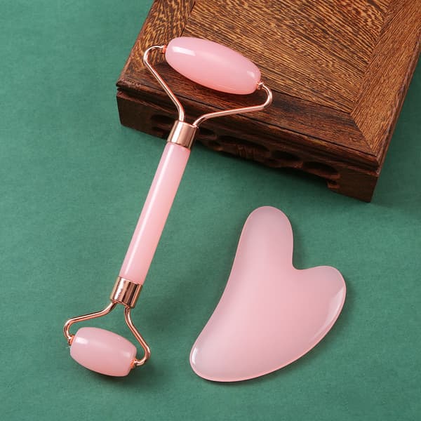 Massageapparat för ansikte och kropp - Ansiktsroller Pink Pink