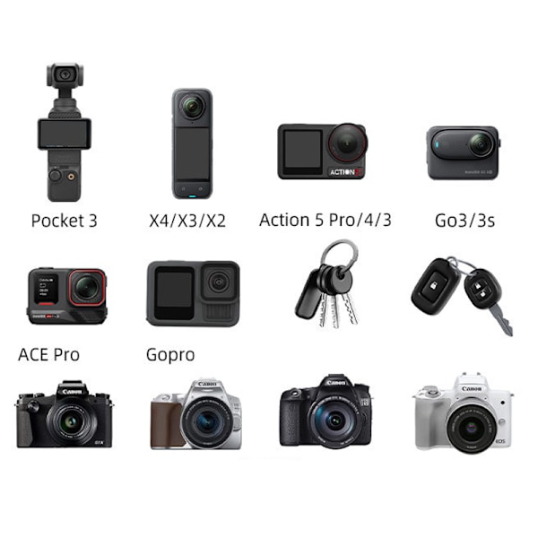 Nylonrem - Crossbody-rem för DJI OSMO POCKET 3 Blå