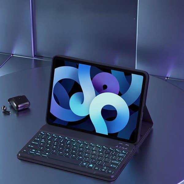 Svart Bluetooth-tangentbordsfodral för Lenovo Xiaoxin Pad Plus