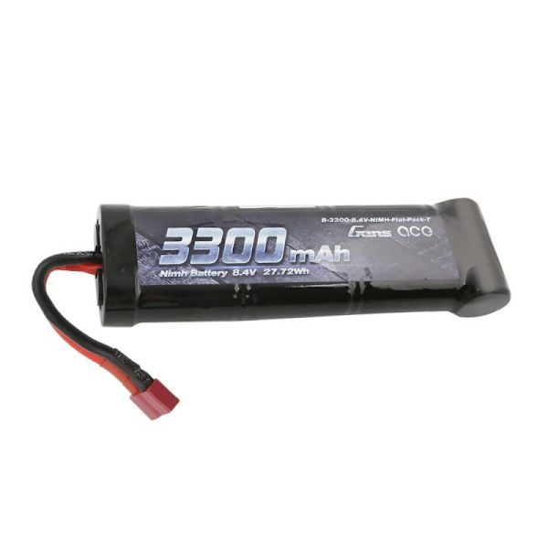 Batteri Gens Ace 3300mAh 8,4V NiMH Flat T-kontakt