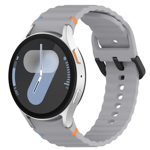 Snyggt silikonarmband för Samsung Galaxy Watch 7 Grå