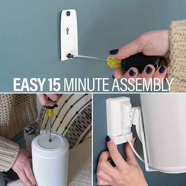 Wall Mount for Sonos ERA100 Pair White