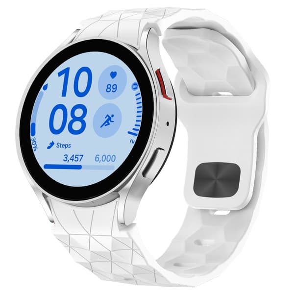 Galaxy Watch6/5/4 silikonrem White White