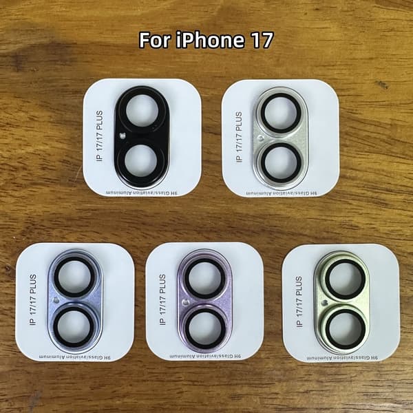 Matt Metall Pansar Kameralinsskydd Kompatibelt med iPhone 17 Pro Max - Silver