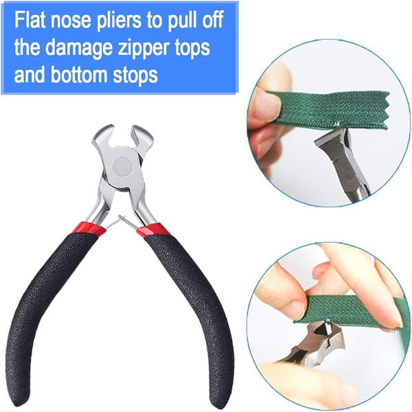 Zipper Installation Pliers Tool för enkel reparation och byte av dragkedja