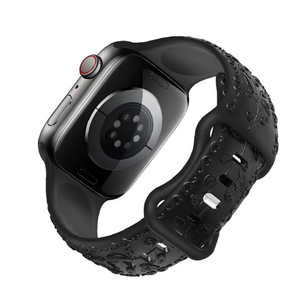 Silikonerem til Apple Watch Black 22 mm Black 22 mm