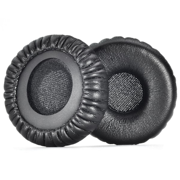 Svarta öronkuddar i proteinläder för VXI Blue Parrott C400-XT (2-pack)