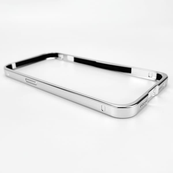 Aluminiumlegering Bumper Cover til iPhone 15 Silver Silver