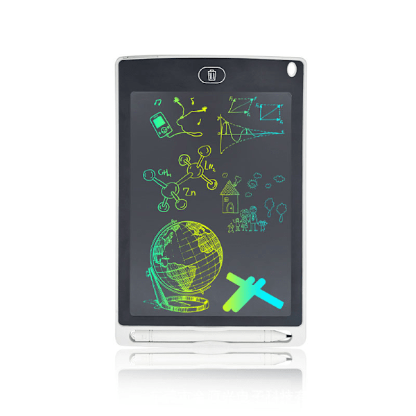 8,5 tuuman LCD-kirjoitustaulutietokone värikkäillä viivoilla, norsunluun valkoinen