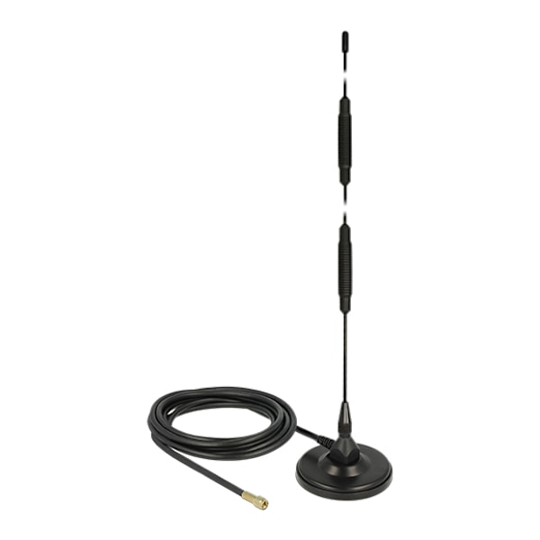 LTE Antenna SMA plug 7 dBi fixed omnidirectional, 3m, black