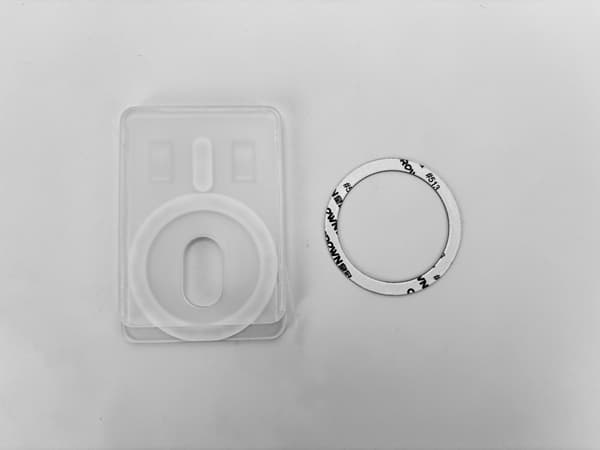 Magnetisk Korthållare Transparent Transparent