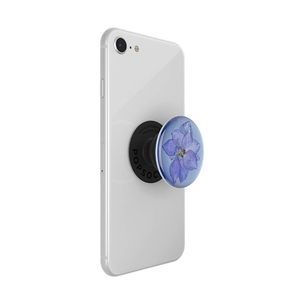 POPSOCKETS Pressed Flower Larkspur Avtagbart Grip med Ställfunktion Premium