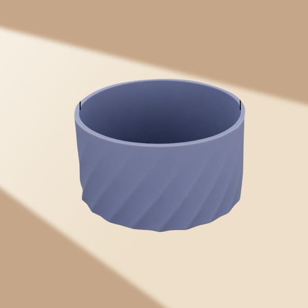 7.5CM Stanley Bærbar Silikone Kopholder - Lavendel