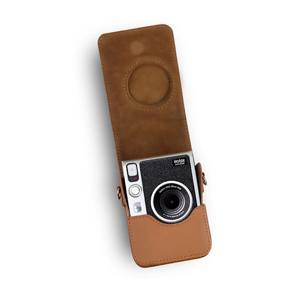 Läderfodral för Instax Mini Evo-Kamera Brun