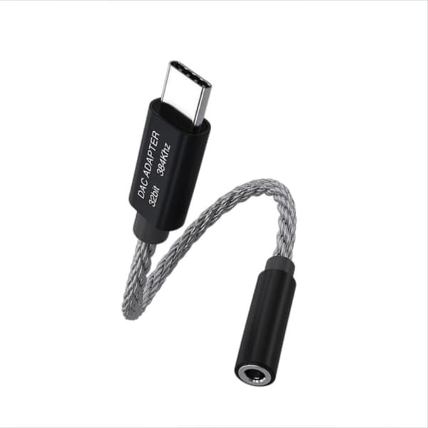 USB-C til 3,5 mm DAC-lydadapter med Realtek ALC4042, understøtter 32bit 384khz