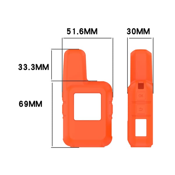 Garmin inReach Mini 2 Silikonskyddsfodral Orange Orange
